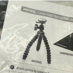 Arkon 11 Camera Tripod Mount‎ for Mevo Live Streaming Camera 1/4-20 Compatible